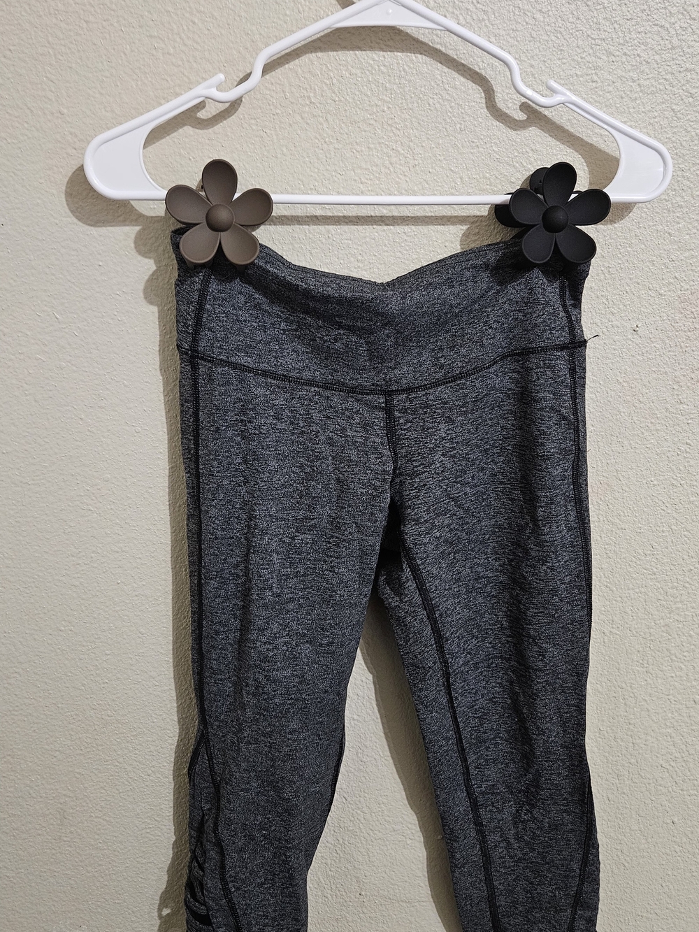 Athleta Dark Charcoal Gray Athletic Leggings
